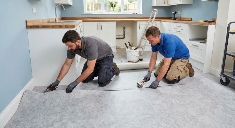 Sheet Linoleum Installation in Braselton, GA