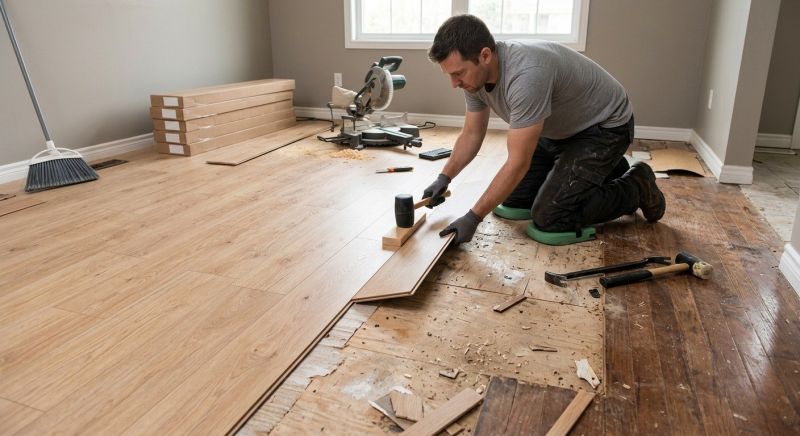 Laminate Floor Replacement in Lilburn, GA