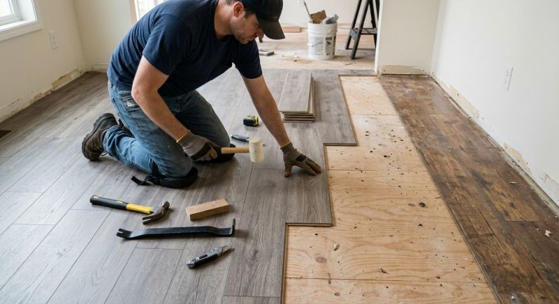 Laminate Floor Replacement in Lithonia, GA