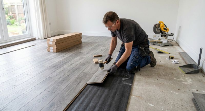 Laminate Floor Replacement in Rockdale County, GA