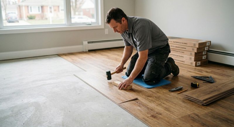 Linoleum Floor Installation in Braselton, GA