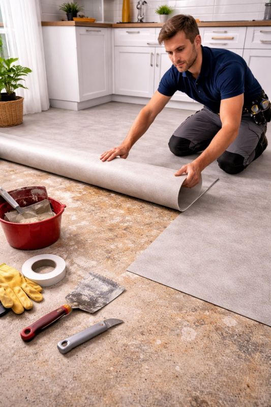Linoleum Floor Installation in Covington, GA