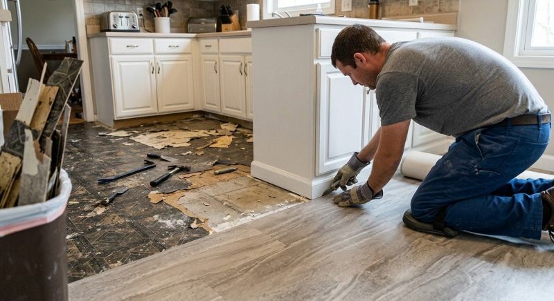 Linoleum Floor Installation in Rockdale County, GA