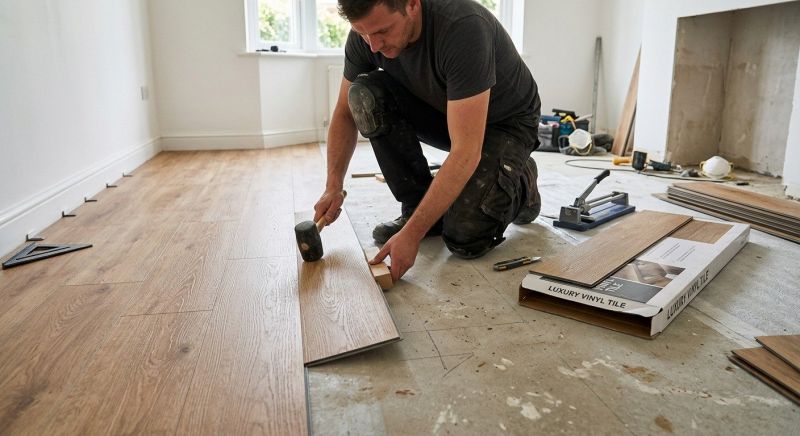 Luxury Vinyl Tile Installation in Snellville, GA