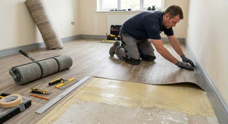 Sheet Flooring Installation in Monroe, GA