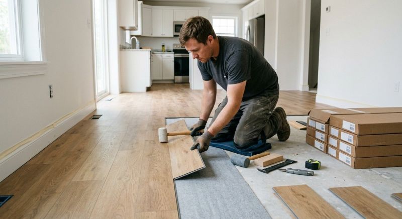 Vinyl Plank Floor Installation in Walton County, GA